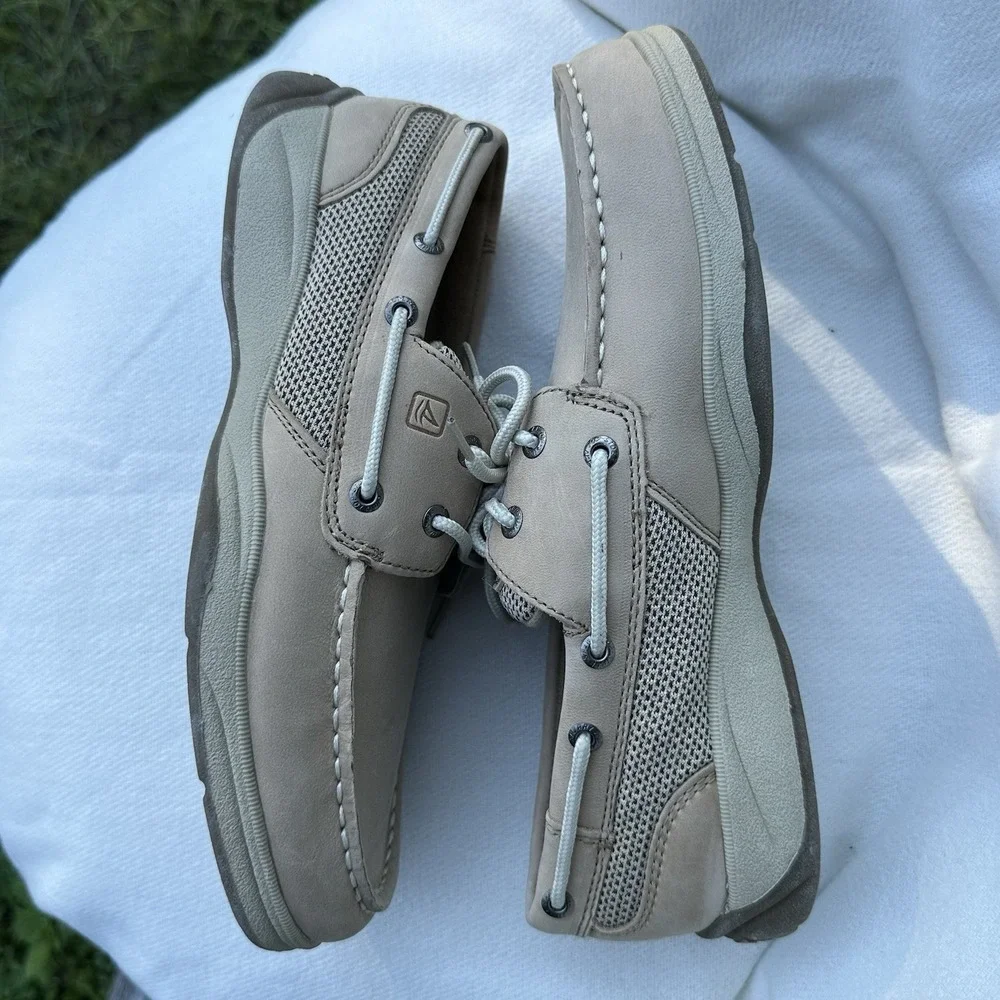 Sperry Top-Sider Intrepid Girls‎ Boat Shoes Tan Leather 5.5M YG45200A